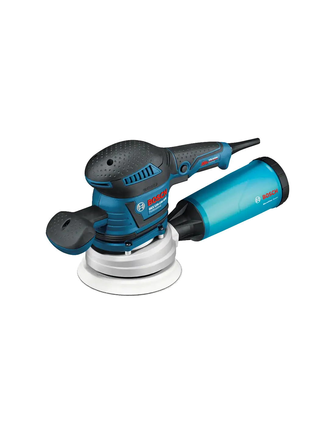 Bosch Professional BOSCH GEX 12V-125 SOLO L-BOXX, Ponceuse orbitale  Bleu/Noir