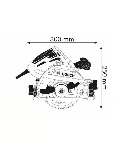 Scie circulaire GKS 55+ G - 0601682000 - Bosch