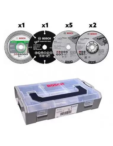 Coffret mini L-Boxx + 9 disques Ø76mm pour meuleuse GWS 12V-76 - 06