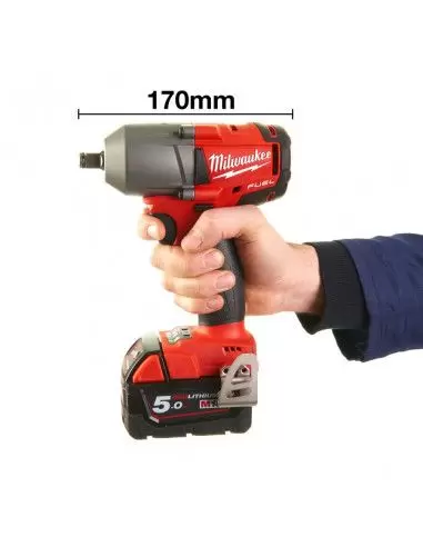 Milwaukee M18FMTIW2F12-502X Boulonneuse à Choc ½ 18V Batteries