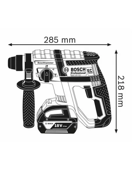 Perforateur GBH 18V-EC solo | 0611904000 - Bosch