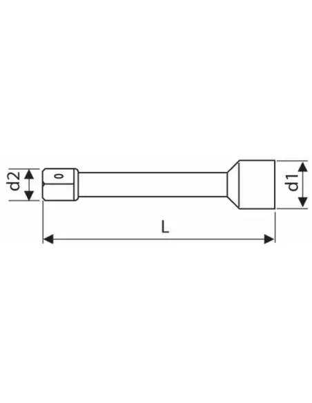 Rallonges 1/2" 130 mm | E117260 - Expert By Facom
