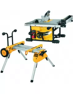 Scie sur table compacte 210 mm 1850W + Piétement à roulettes DE7400 | DWE7485RS - Dewalt