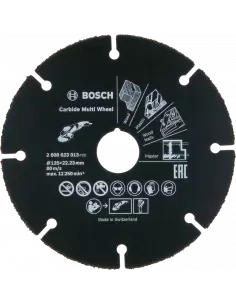Disques à tronçonner 125x1.0x22.23 mm Carbide Multi Wheel | 2608623013 - Bosch