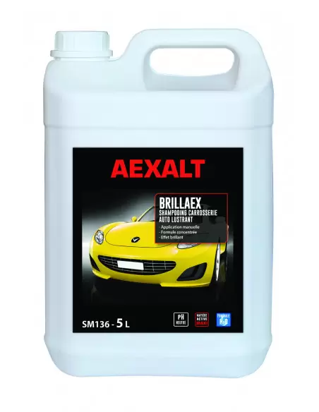 Shampoing carrosserie auto lustrant BRILLAEX 5 litres | SM136 - Aexalt