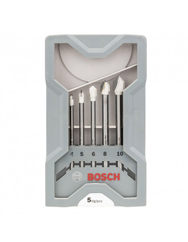 Bosch Carrelage Perceuse Set cyl-9 Ceramic 5 pièces 4,0-10,0 mm 2608587169