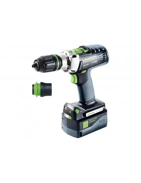 Perceuse-visseuse à percussion sans fil PDC 18/4 5,2/4,0 I-Set/XL-SCA | 576469 - Festool