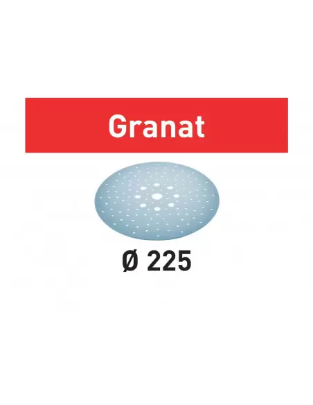 Abrasif STF D225/128 P120 GR/5 Granat | 205666 - Festool