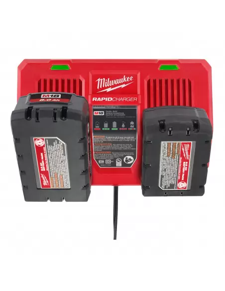 Chargeur Rapide Double 18V M18 DFC | 4932472073 - Milwaukee
