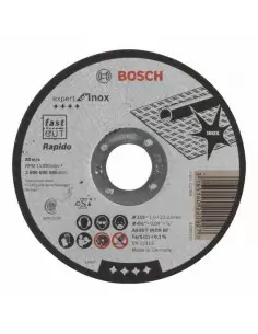 Disque à tronçonner à moyeu plat Expert for Inox 115x1.0 mm | 2608600545 - Bosch