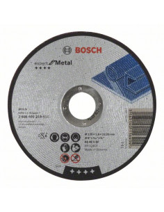 Disque à tronçonner à moyeu plat Expert for Metal 125x1.6 mm | 2608600219 - Bosch