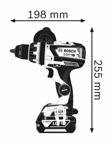 Perceuse visseuse GSR 18V-110 C Solo, 06019G0108 - Bosch