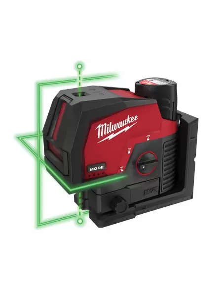 Laser vert 2 lignes avec aplomb M12 CLLP-0C (machine seule) | 4933478101 - Milwaukee