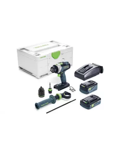 Perceuse-visseuse à percussion QUADRIVE TPC 18/4 5,2/4,0 I-Plus | 575605 - Festool