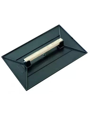 Taloche plastique rectangulaire noire 27x18 cm | 300402 - Taliaplast