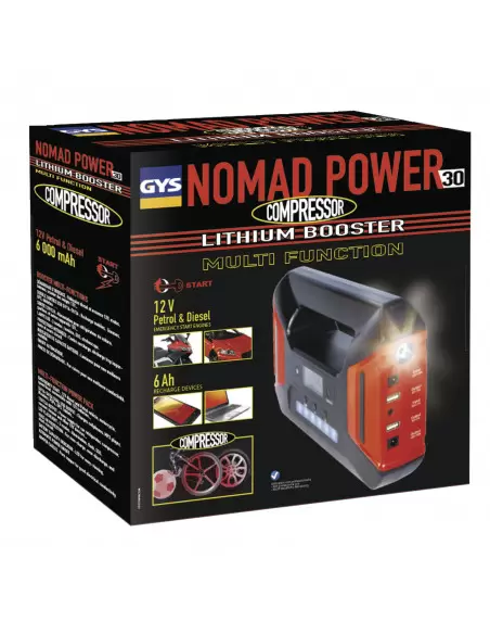 Booster lithium Nomad Power 30 Compressor | 027503 - GYS
