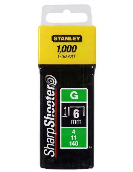 Agrafes 10 mm 3/8 Type G (x5000) | 1-TRA706-5T - Stanley