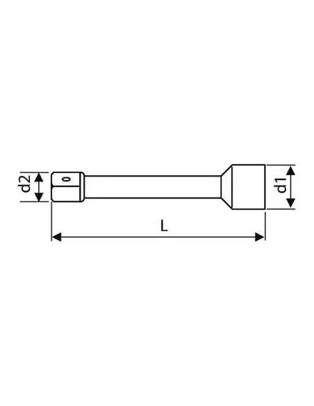 Rallonde 1/2" 250 mm | E117261 - Expert by Facom