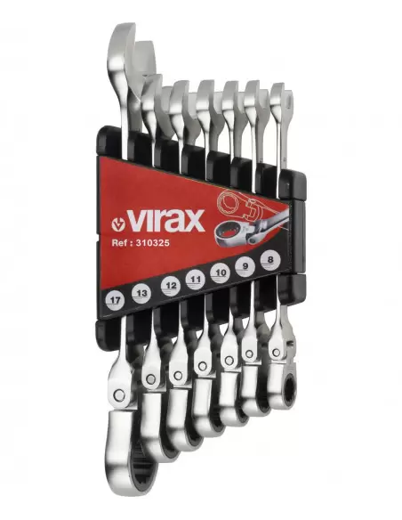 Clé à cliquet à tête flexible 8 à 17 mm | 310325 - Virax