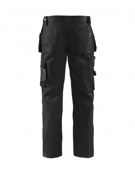 Pantalon Artisan avec poches flottantes polycoton noir | 153018609900 - Blaklader