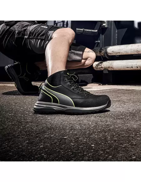 Chaussure de sécurité RAPID GREEN MID S3 ESD HRO SRC | 635500 - Puma Safety