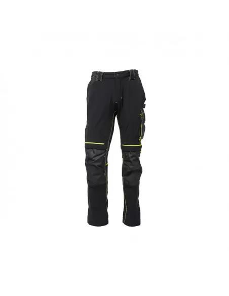 Pantalon de travail ATOM Noir Carbon | PE145BC - U-Power