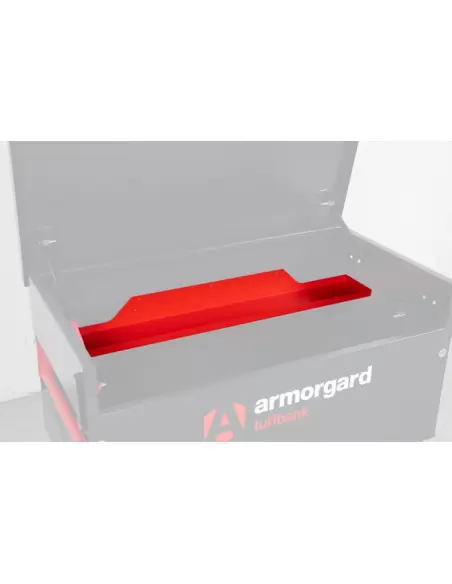 Tablette creuse pour coffre de chantier TuffBank | TBDS4 - Armorgard