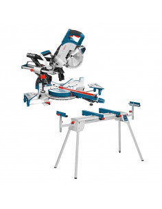 Scie à onglets radiale GCM 8 SJ 1600W + Table de travail GTA 2600 | 0615990FV8 - Bosch