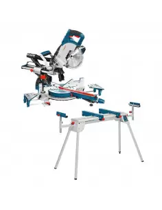 Scie à onglets radiale GCM 8 SJ 1600W + Table de travail GTA 2600 | 0615990FV8 - Bosch