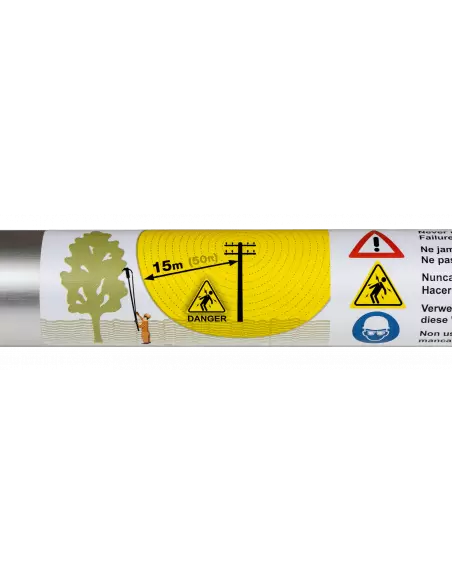 Perche télescopique aluminium avec 2 extensions | ATP-200-350 - Bahco