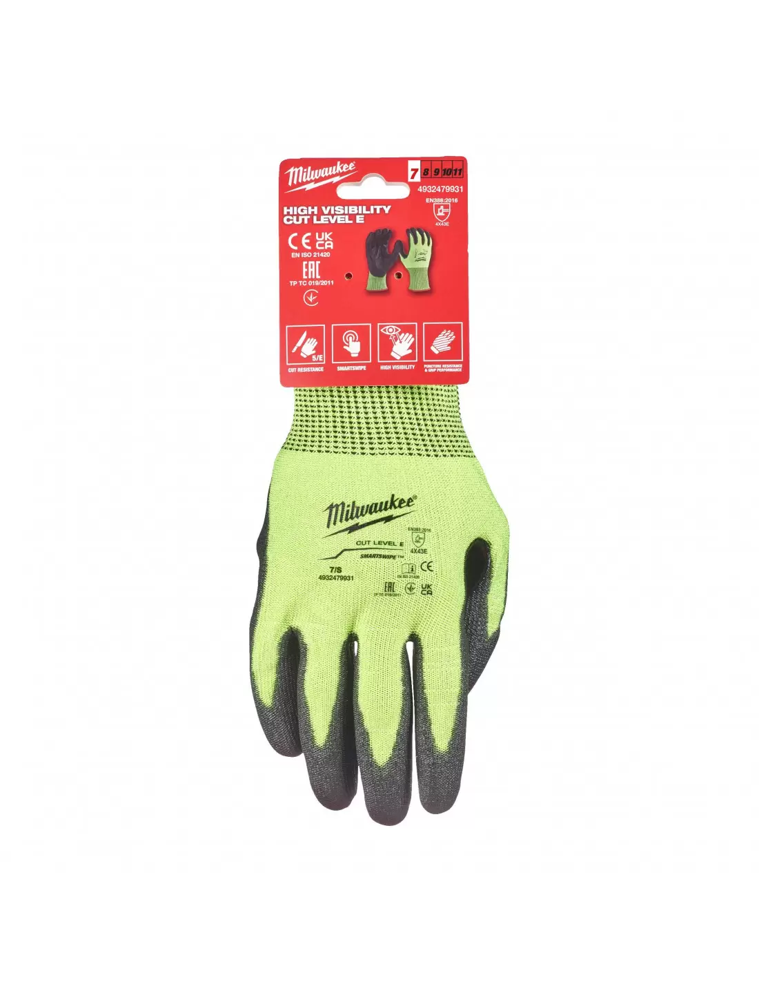 Gants anti coupe Niveau 3 Taille L/9, 4932471421 - Milwaukee