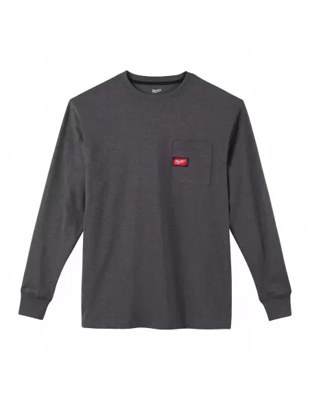 Tee-Shirt de travail gris manches longues Taille S | 4933478237	 - Milwaukee