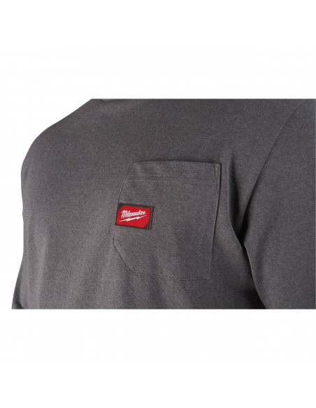 Tee-Shirt de travail gris manches courtes Taille XL | 4933478234	 - Milwaukee