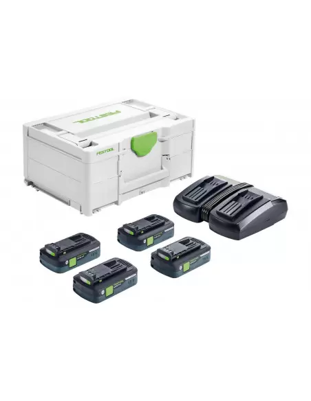 Set Énergie SYS 18V 4x4,0/TCL 6 DUO | 577104 - Festool