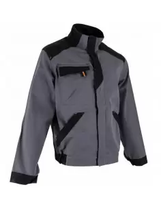 Veste de travail bicolore multipoches Gris/Noir | 2257 BRASURE - LMA