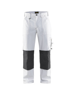 Pantalon peintre Blanc/Gris foncé | 109112101098 - Blaklader
