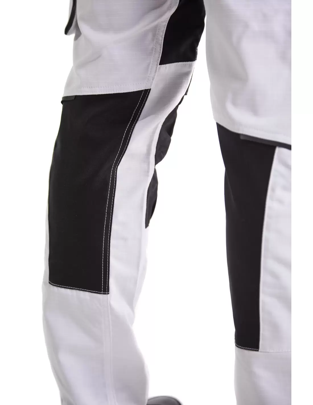 Pantalon peintre stretch femme - 1099 Blanc/Noir - Blaklader