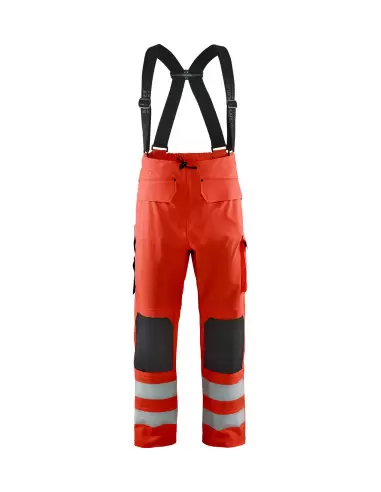 Pantalon de pluie HV Niveau 2 Rouge fluo | 130220035500 - Blaklader