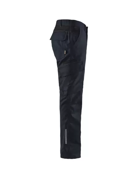 Pantalon industrie stretch 2D Marine foncé/Noir | 144418328699 - Blaklader