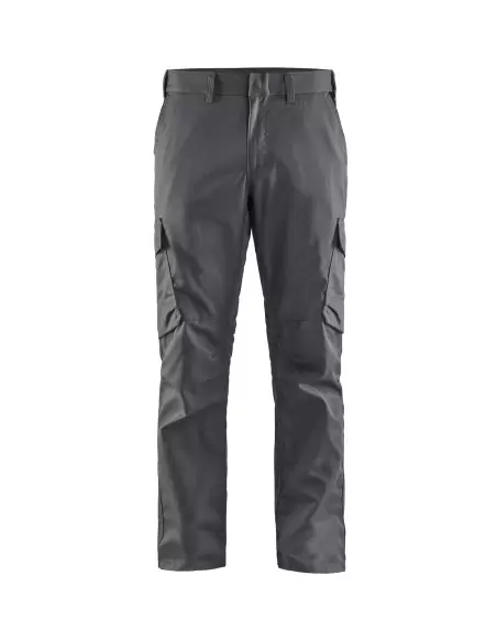 Pantalon industrie stretch 2D Gris moyen/Noir | 144418329699 - Blaklader