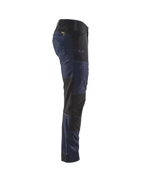 Pantalon maintenance +stretch Marine foncé/Noir | 145618458699 - Blaklader
