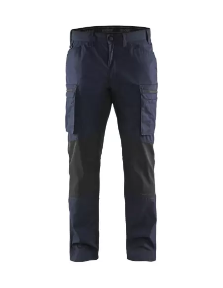 Pantalon maintenance +stretch Marine foncé/Noir | 145918458699 - Blaklader
