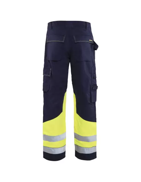 Pantalon Multinormes Marine/Jaune fluo | 147815148933 - Blaklader