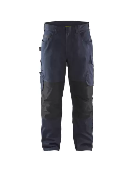 Pantalon maintenance +stretch Marine foncé/Noir | 149513308699 - Blaklader