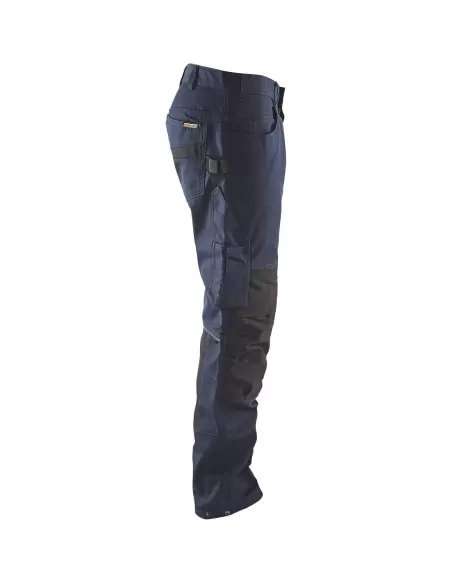 Pantalon maintenance +stretch Marine foncé/Noir | 149513308699 - Blaklader