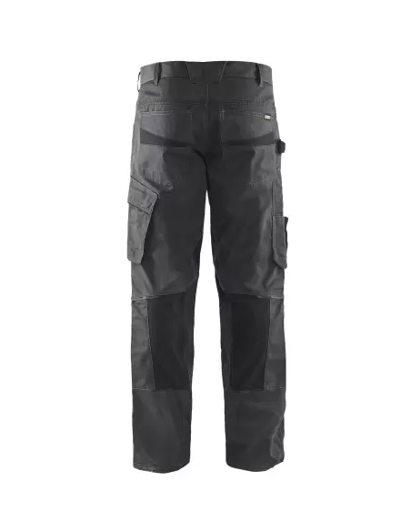 Pantalon maintenance +stretch Gris moyen/Noir | 149513309699 - Blaklader