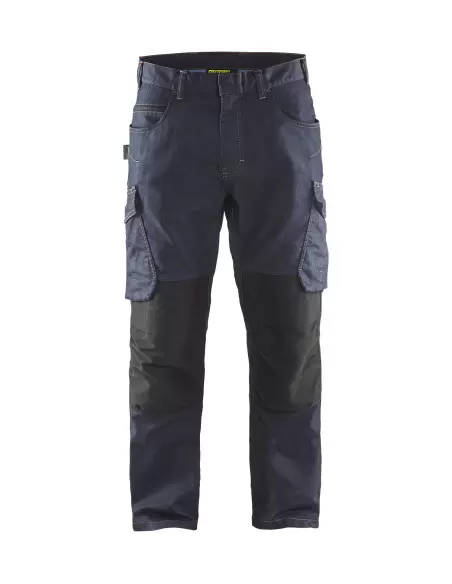 Pantalon maintenance Denim Stretch 2D Marine/Noir | 149711418999 - Blaklader