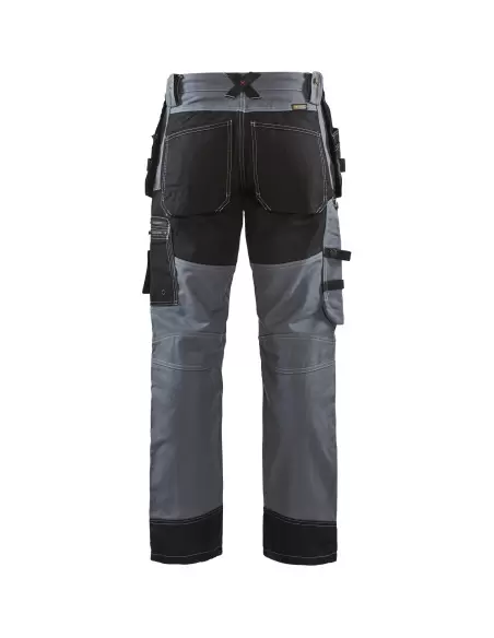Pantalon X1500 coton Gris clair/Noir | 150013709499 - Blaklader