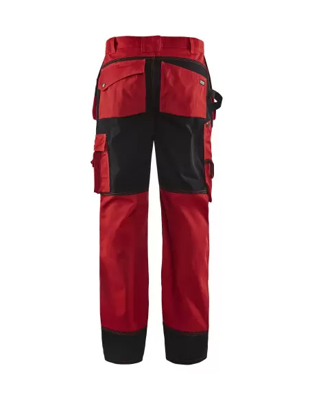 Pantalon artisan bicolore Rouge/Noir | 150318605699 - Blaklader