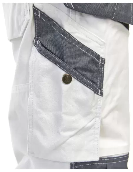 Pantalon X1500 peintre Blanc/Gris clair | 151012101094 - Blaklader